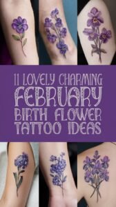 Read more about the article 11 Lovely Charming February Birth Flower Tattoo Ideas