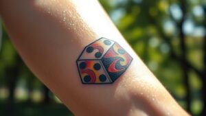 Read more about the article Dice Tattoo Meaning and Symbolism