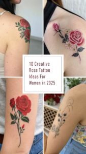 Read more about the article 10 Creative Rose Tattoo Ideas for Women That Bloom with Style