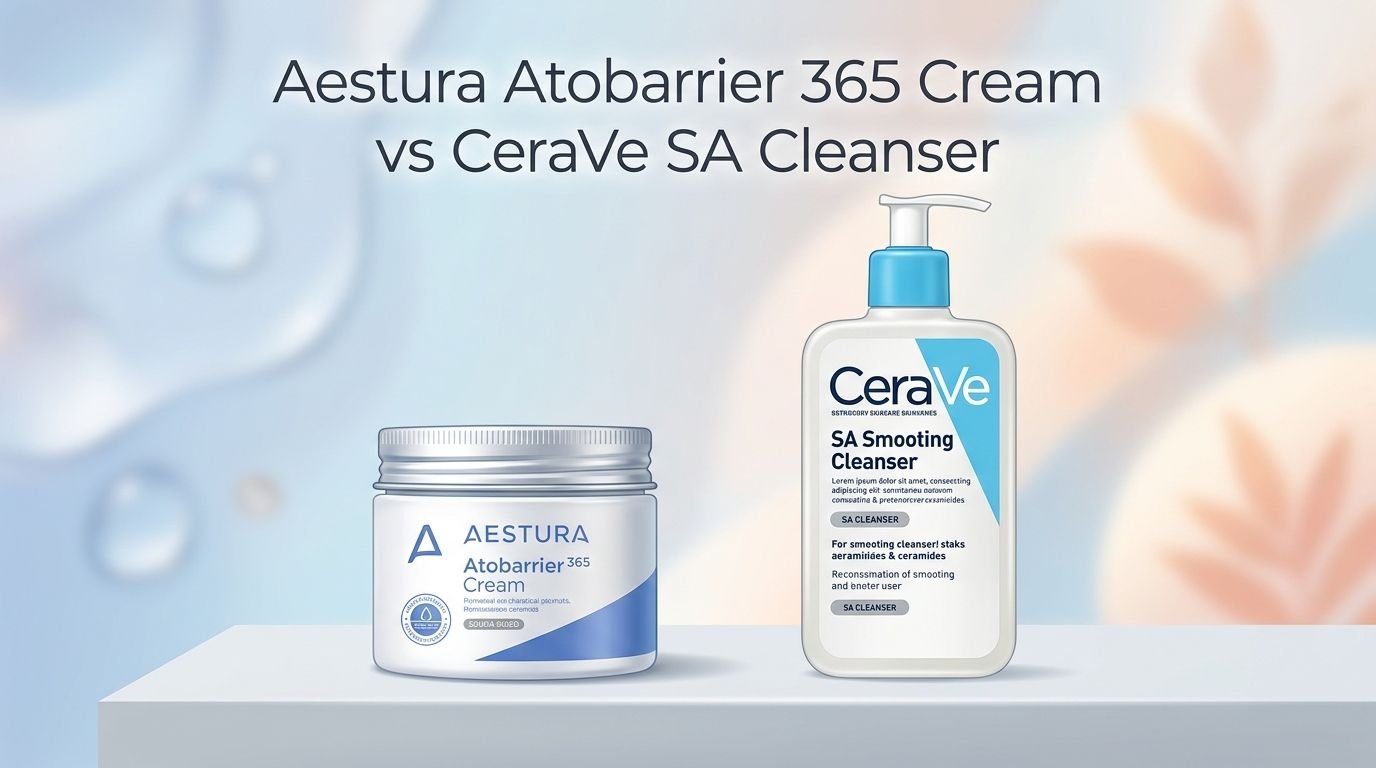 You are currently viewing Aestura Atobarrier 365 Cream vs CeraVe SA Cleanser