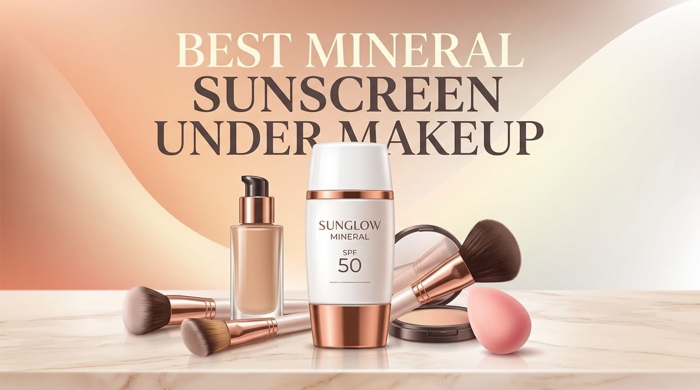 Read more about the article 8 Best Mineral Sunscreen Under Makeup in 2026: Dermatologist Approved