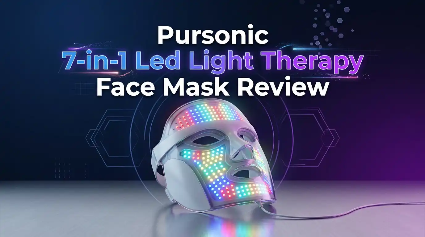 You are currently viewing Pursonic 7-in-1 Led Light Therapy Face Mask Review 2026: Worth It?