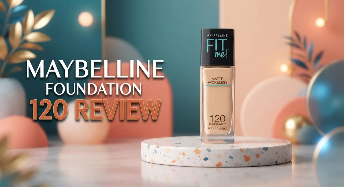 Read more about the article Maybelline Foundation 120 Classic Ivory Review: Coverage, Wear Time & Performance