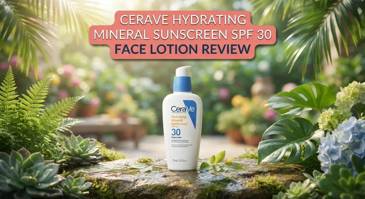 Read more about the article CeraVe Hydrating Mineral Sunscreen SPF 30 Face Lotion Review: Complete Guide