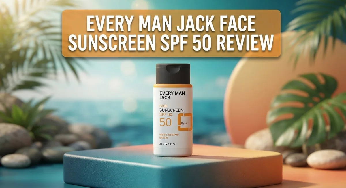 Read more about the article Every Man Jack Face Sunscreen SPF 50 Review: Mineral Protection for Men